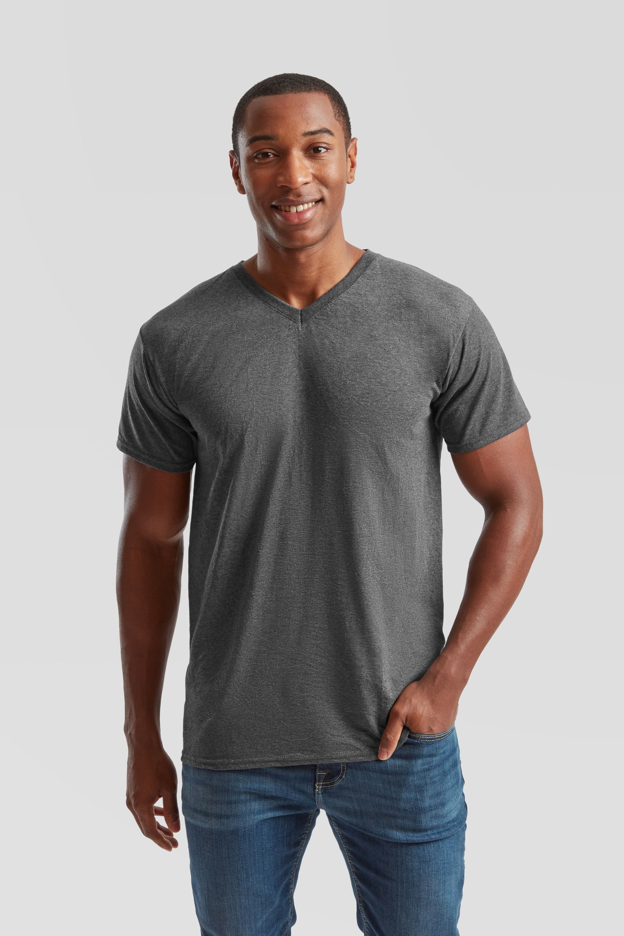 Fruit of the Loom V-Shirt Fruit of the Loom Valueweight V-Neck T
