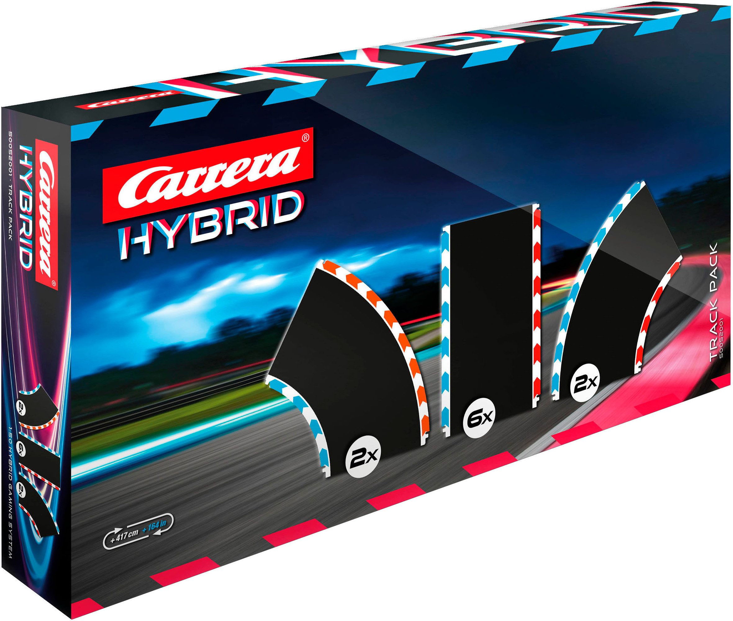 Carrera® Anschlussschiene Carrera Hybrid Track Pack 1, 10-teilige Rennstrecken-Erweiterung