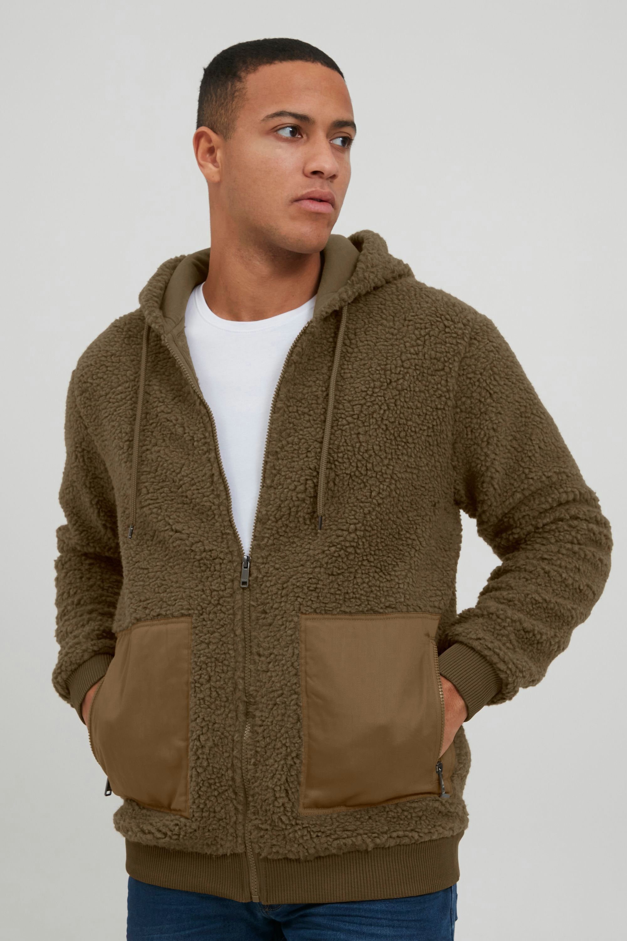 Kangaroo SDVig 21106232 Fellimitatjacke hooded (180920) mit Kapuzenjacken jacket Teddyfell !Solid