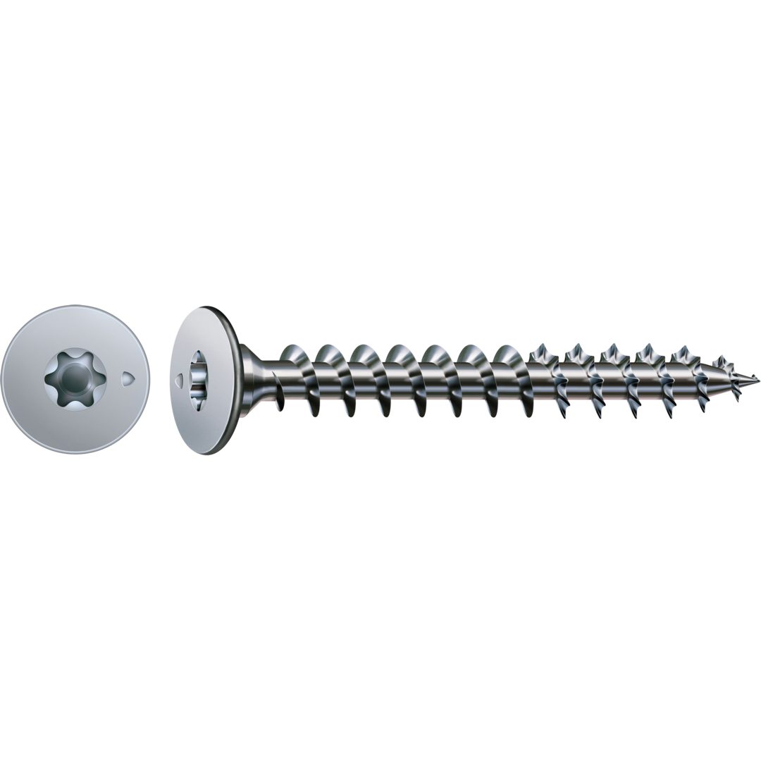SPAX Holzbauschraube Tellerkopfschraube, Tellerkopf, WIROX, T-STAR plus TX 10, Vollgewinde, (300 St)