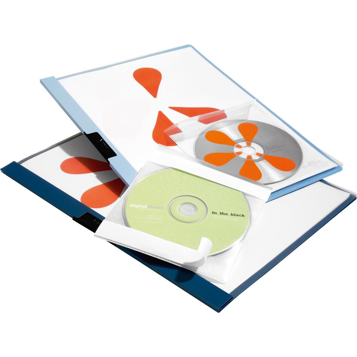 DURABLE Handtasche DURABLE Selbstklebetaschen CD/DVD FIX, PP, transparent