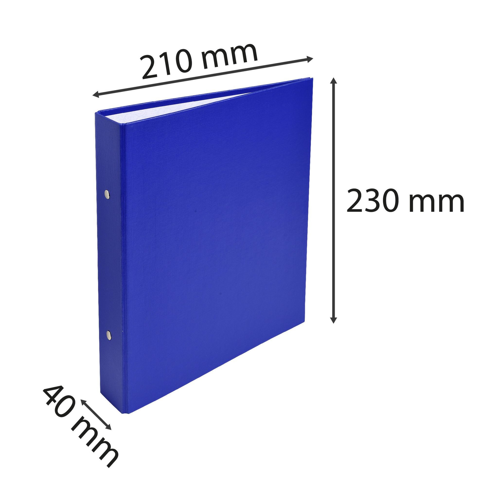 EXACOMPTA Ringbuchmappe Exacompta Ringbuch A5 PP oE 2R 30mm blau