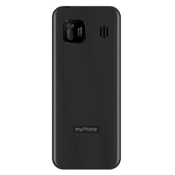 myPhone Mobiltelefon 2,4-Display, 1000 mAh, Dual Sim, 0,3 Mpx Kamera, Schwarz Smartphone