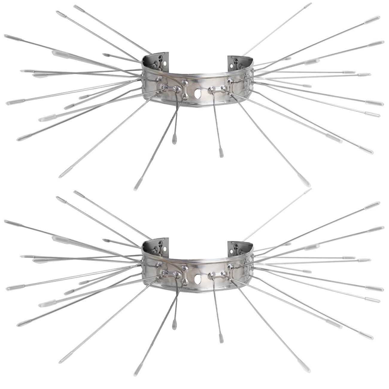 ISOTRONIC Marder-Abwehrgürtel Marder-Abwehrgürtel aus V2A-Edelstahl, Fallrohr-Kletterschutz, 4-St., 2er-Set & 4er-Set, Fallrohrschutz 25,0 x 2,0 x 15,0 cm/flexi – Bild 3 von 5