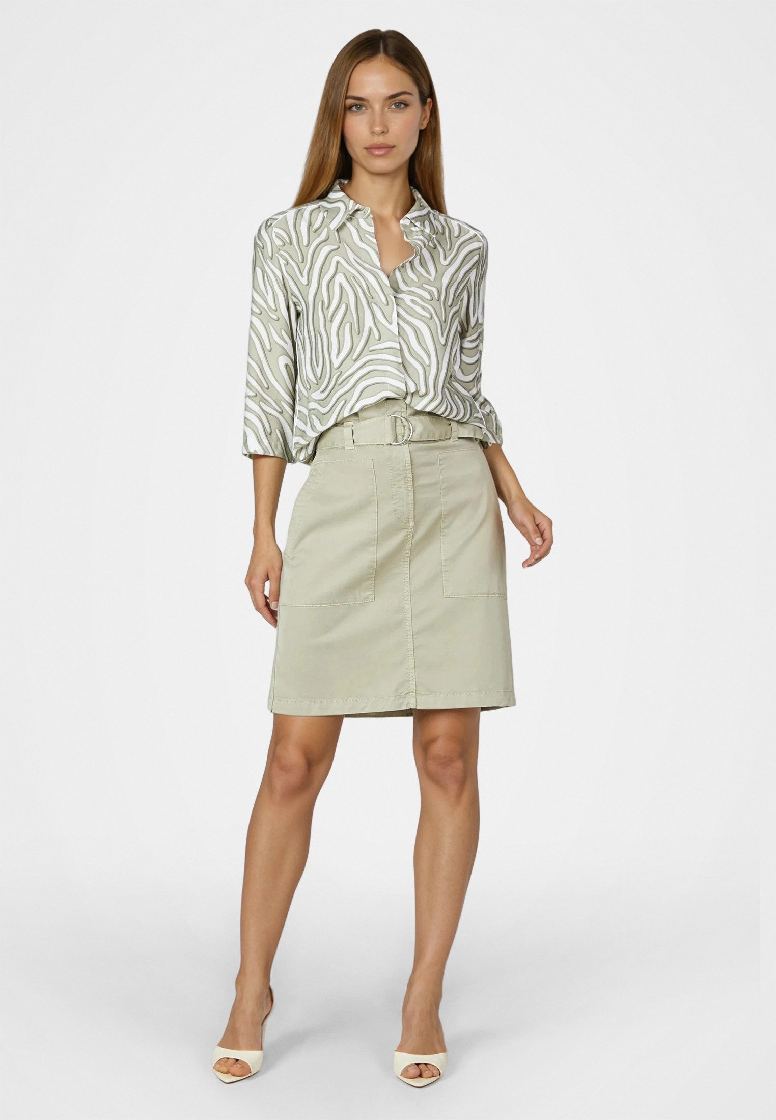 MARC AUREL Druckbluse mit Print