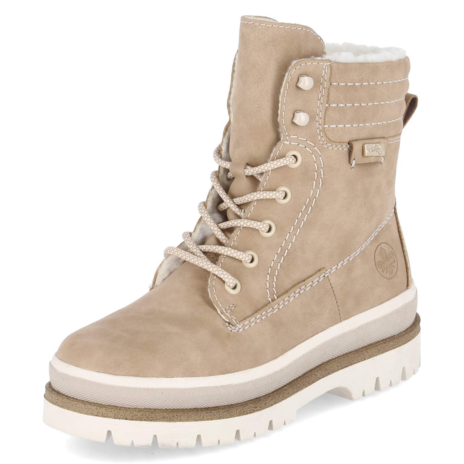 Rieker Rieker Y6225-60 Damen Kunstleder grau Winterstiefel günstig online kaufen