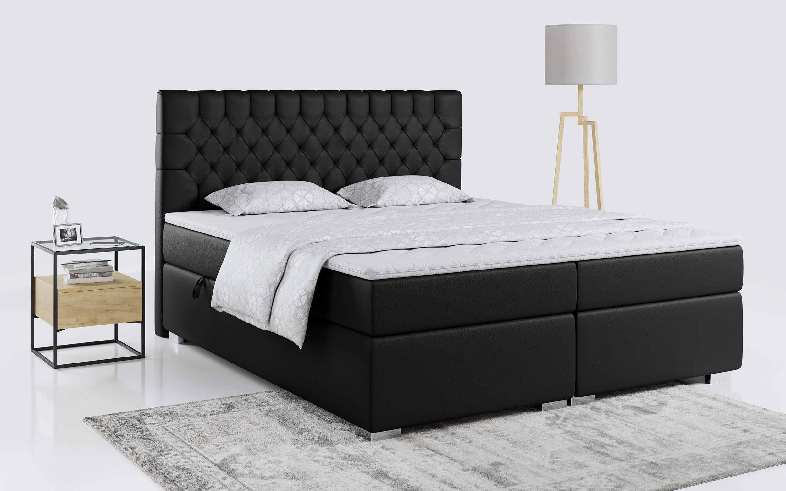 Schwarze Betten 200x200 online kaufen | OTTO