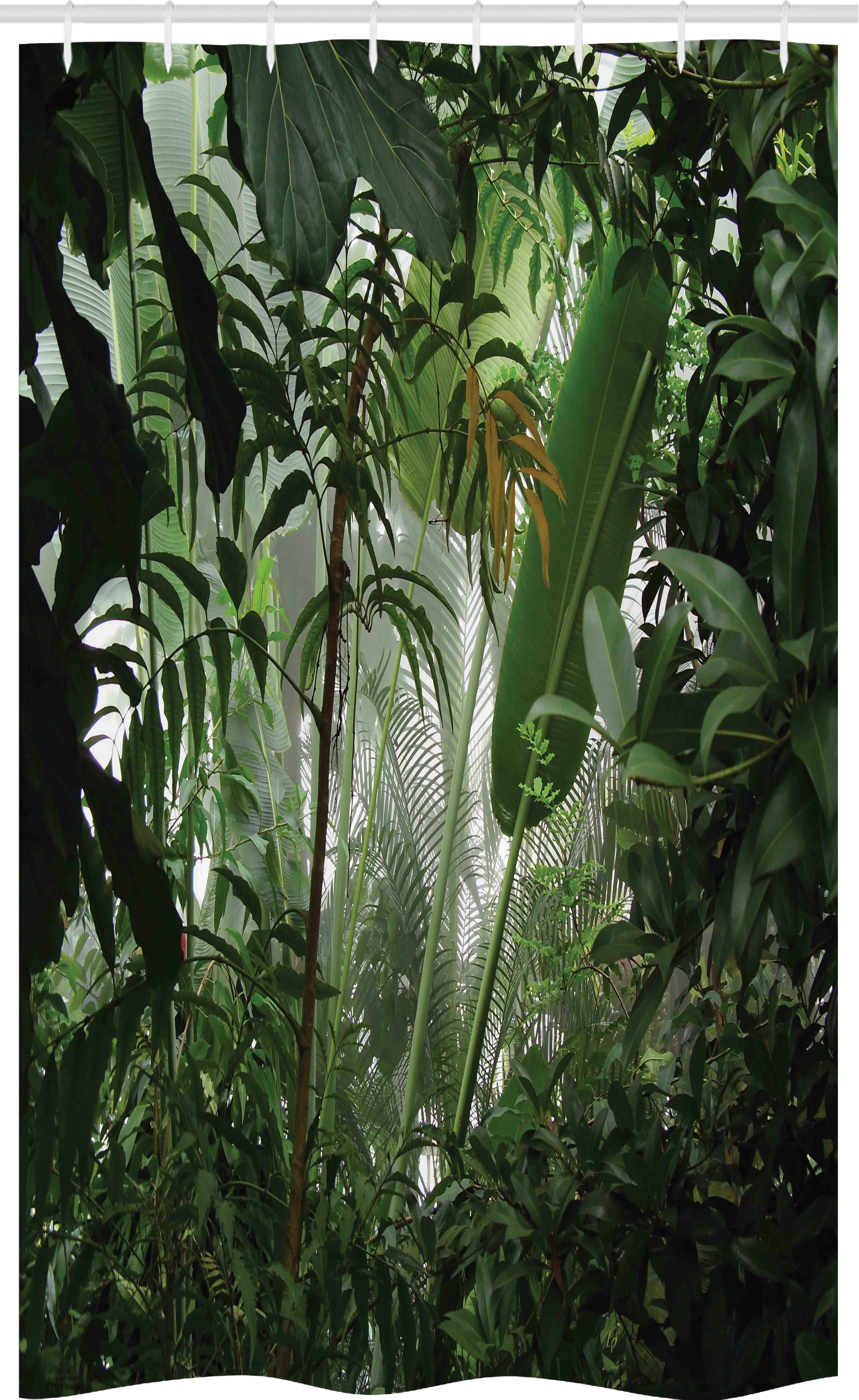 Abakuhaus Duschvorhang Badezimmer Deko Set aus Stoff mit Haken Breite 120 c günstig online kaufen