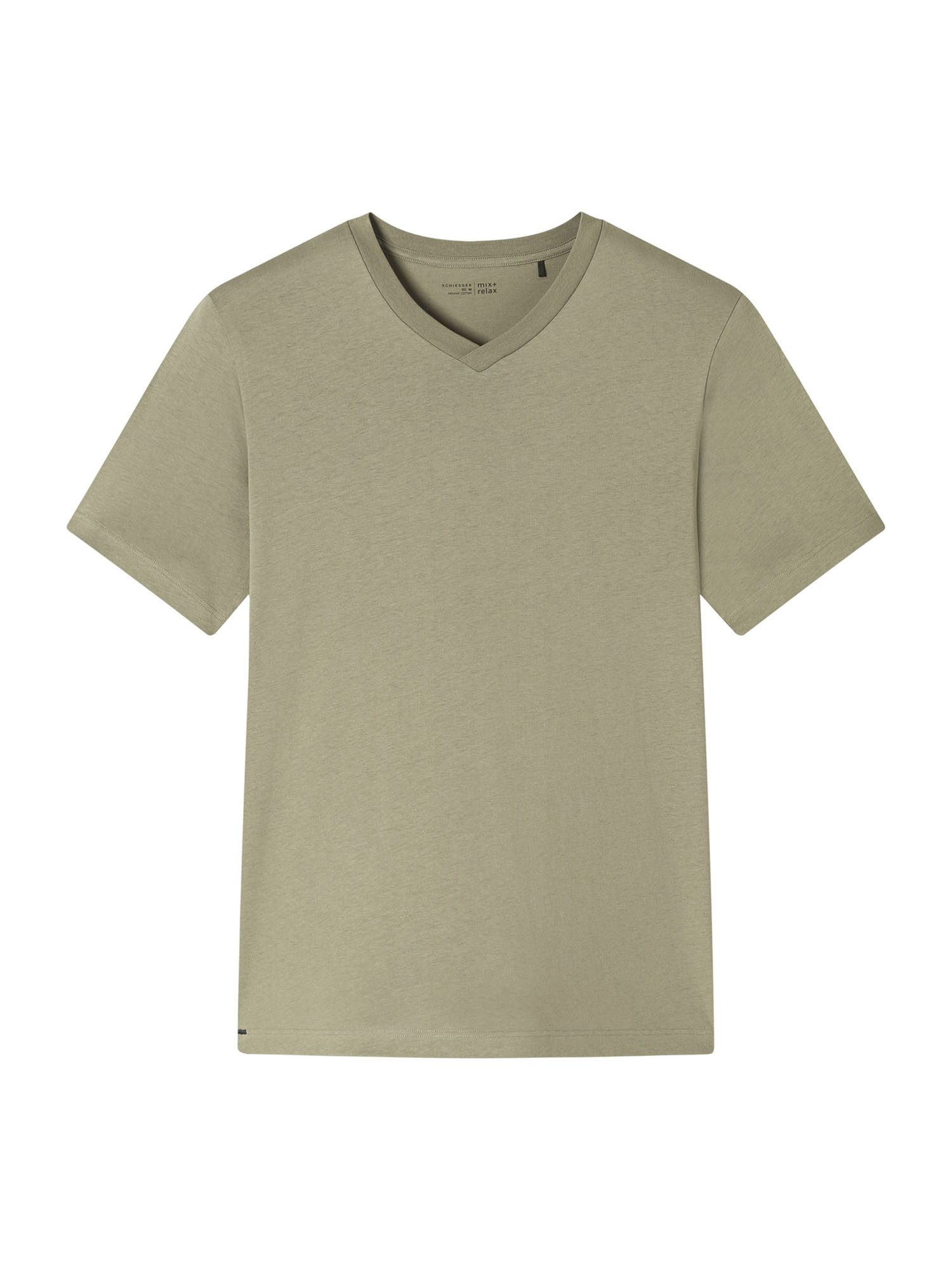 Schiesser Pyjamaoberteil Mix Relax Schlafshirt, Pyjama Shirt, Nachtshirt