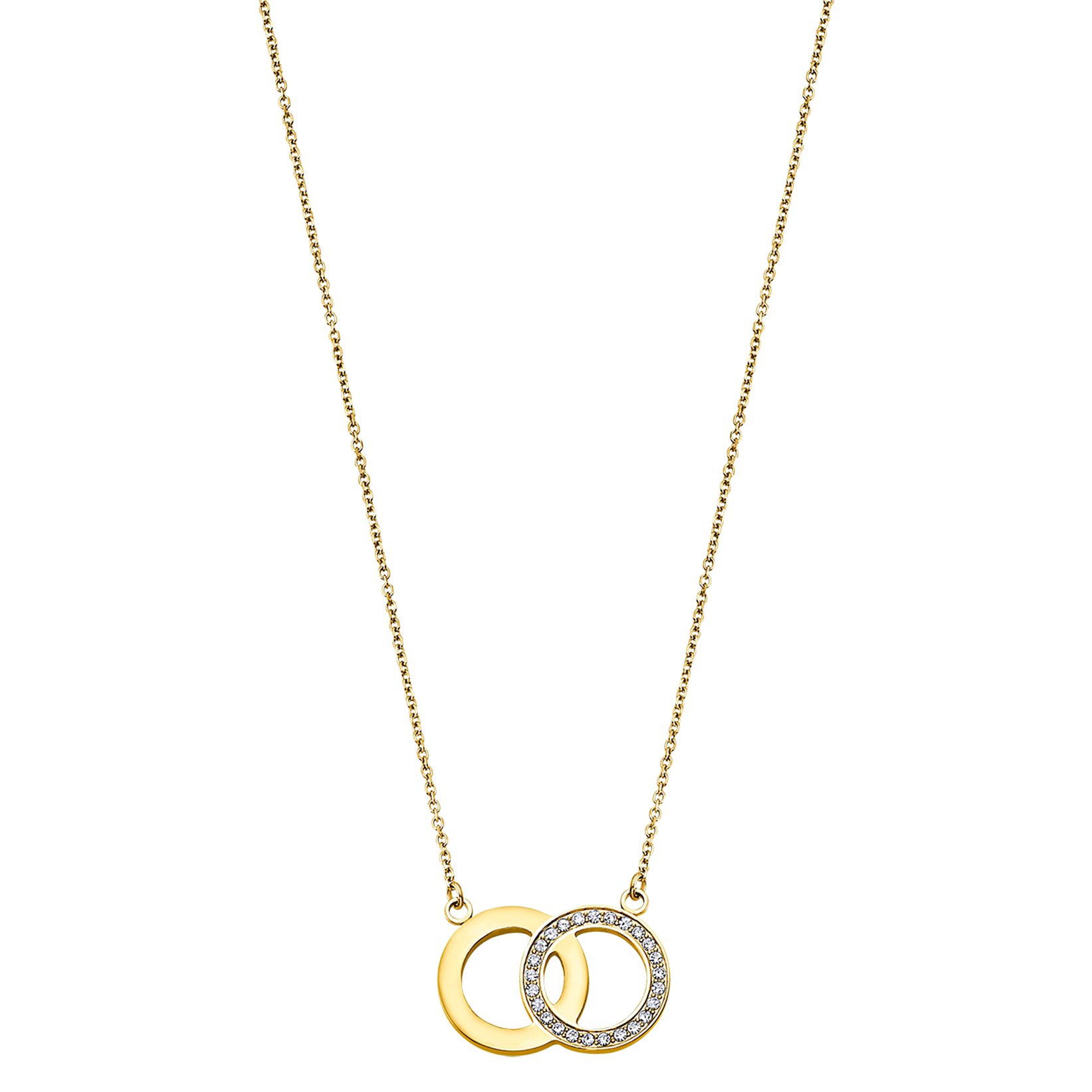 Lotus Kette mit Anhänger Essentials, mit Glasstein