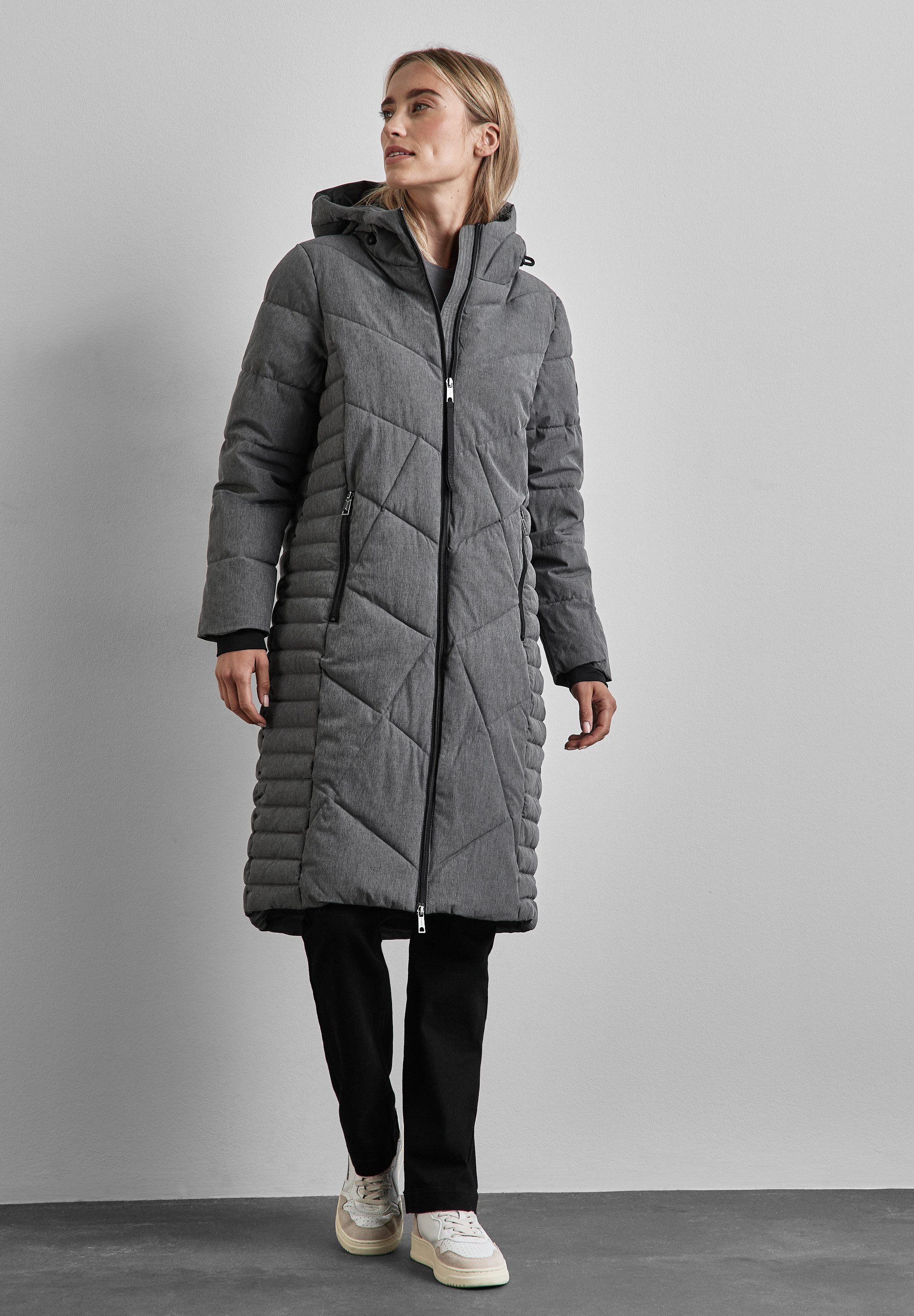 STREET ONE Steppjacke mit Kapuze