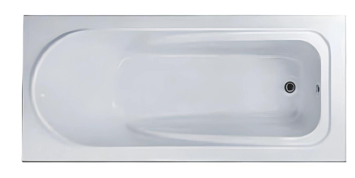 JVmoebel Badewanne Acryl Wellnesswanne in Weiß mit ergonomischem Badewanneneinsatz, (1-tlg), Made in Europe