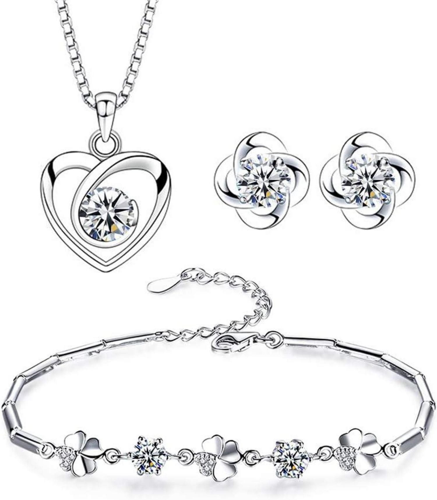 Josfeva Silberring Schmuck Set Damen Silber günstig online kaufen