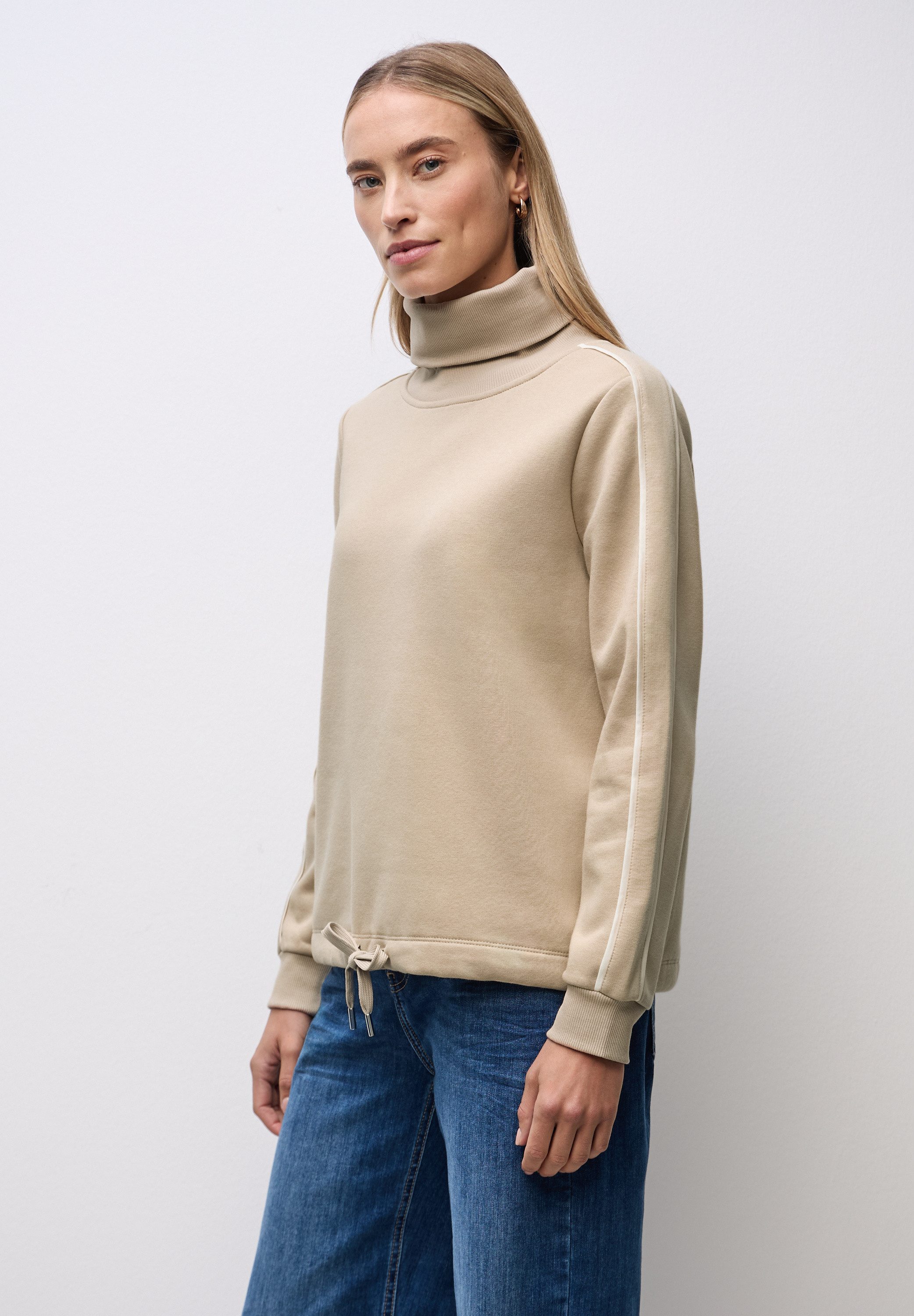 STREET ONE Sweatshirt mit Stehkragen günstig online kaufen