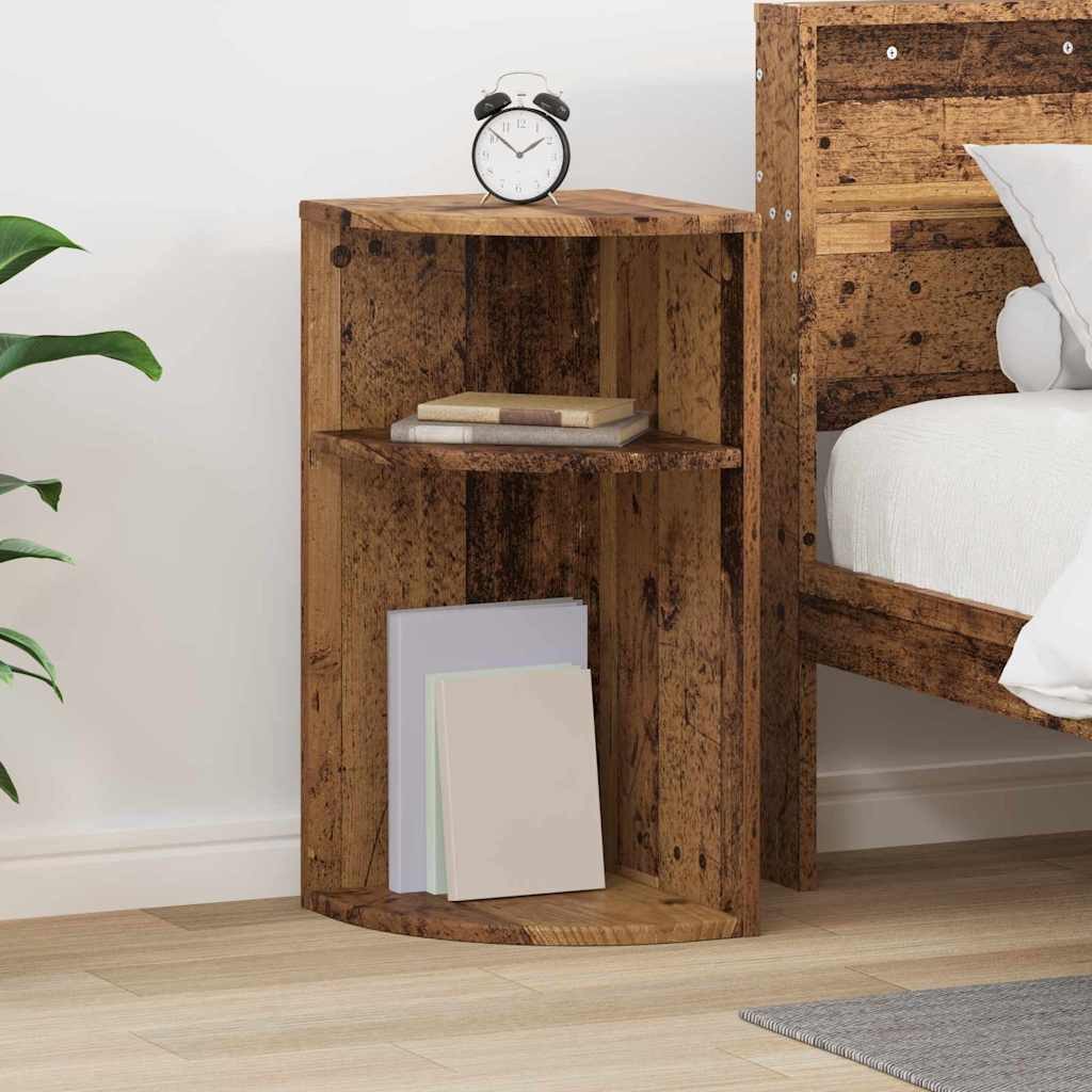 vidaXL Beistelltisch Beistelltisch Altholz 29,6 x 29,6 x 60 cm Holzwerkstoff (1-St)