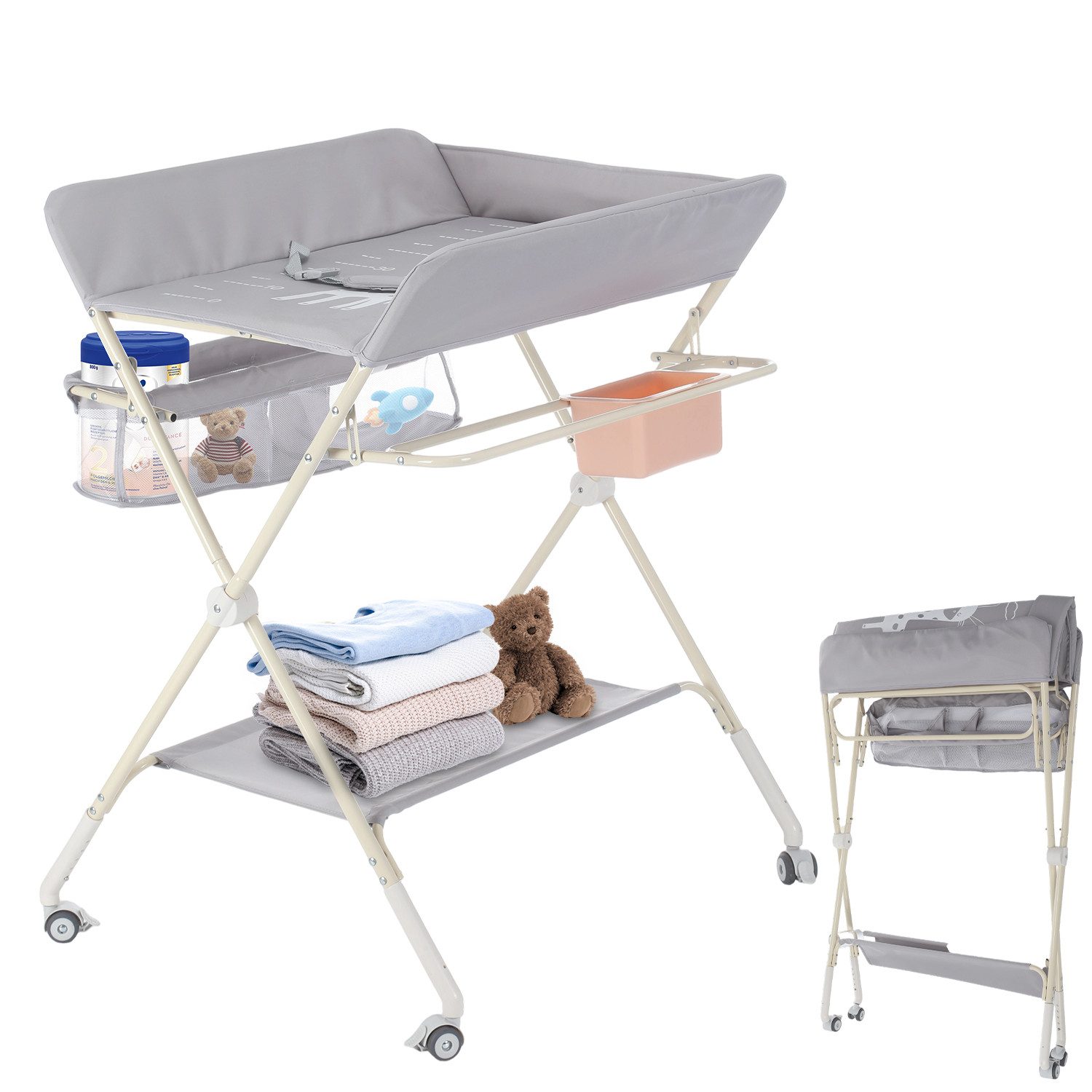 oyajia Wickeltisch Wickelauflage Mulde Kommode Unterlage Wickeln Baby Kind günstig online kaufen