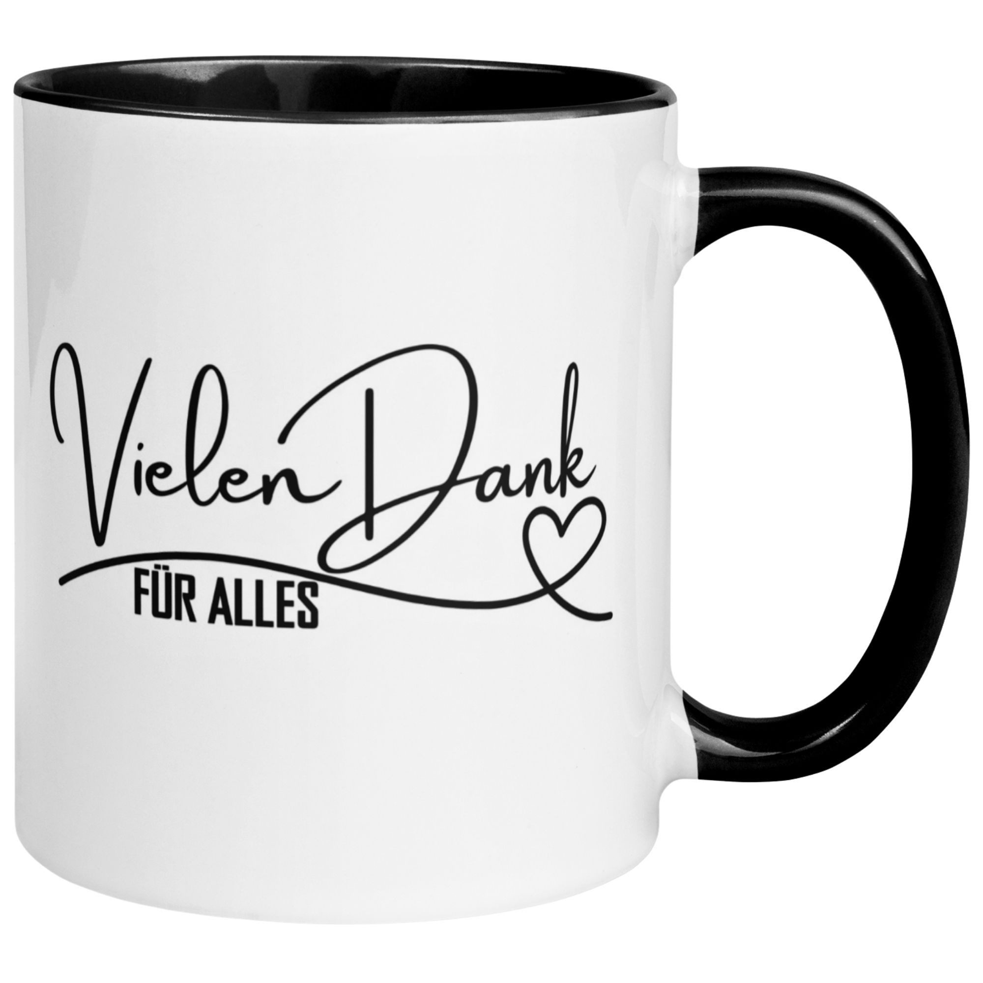 Momentals Tasse Danke – Vielen Dank für alles – Dankeschön Geschenk Kollegen Kollegin, Gratis Versand · Links-&Rechtshänder · Spülmaschinenfest