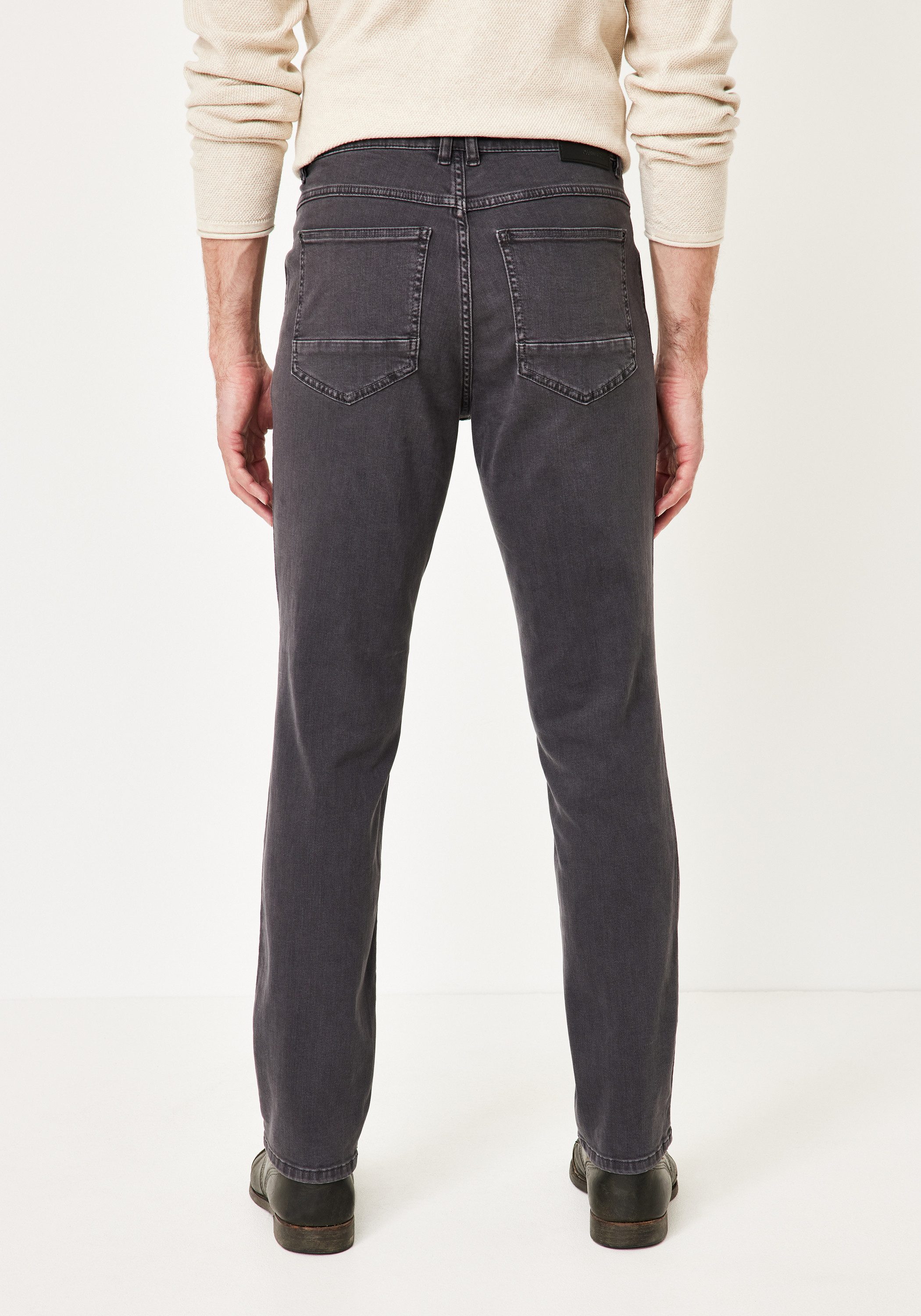 Paddock's Slim-fit-Jeans PIPE Graue Jeans mit Stretch