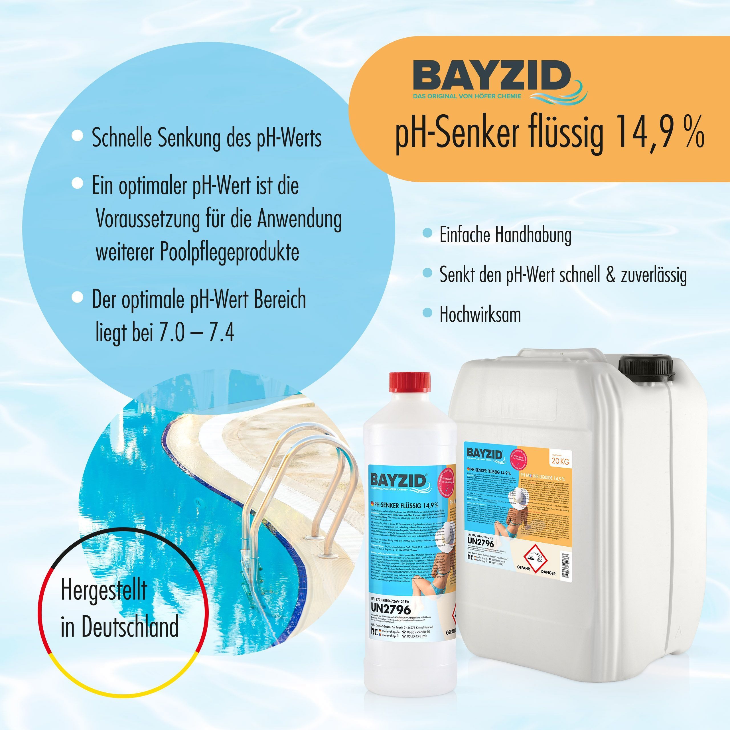 Höfer Chemie GmbH Poolpflege 20 kg günstig online kaufen