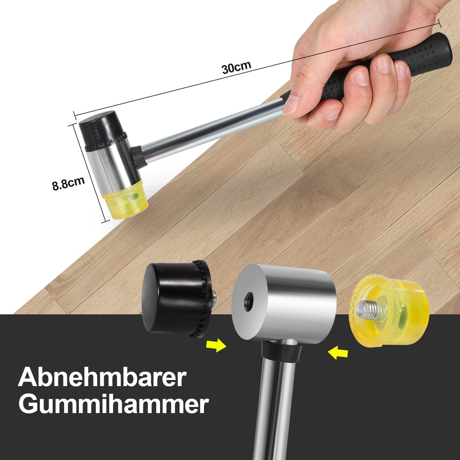 33 Montagekeile Verlegeset Gimisgu Laminat (Laminatboden) Montagekeile, Abstandskeile Laminatfußböden für