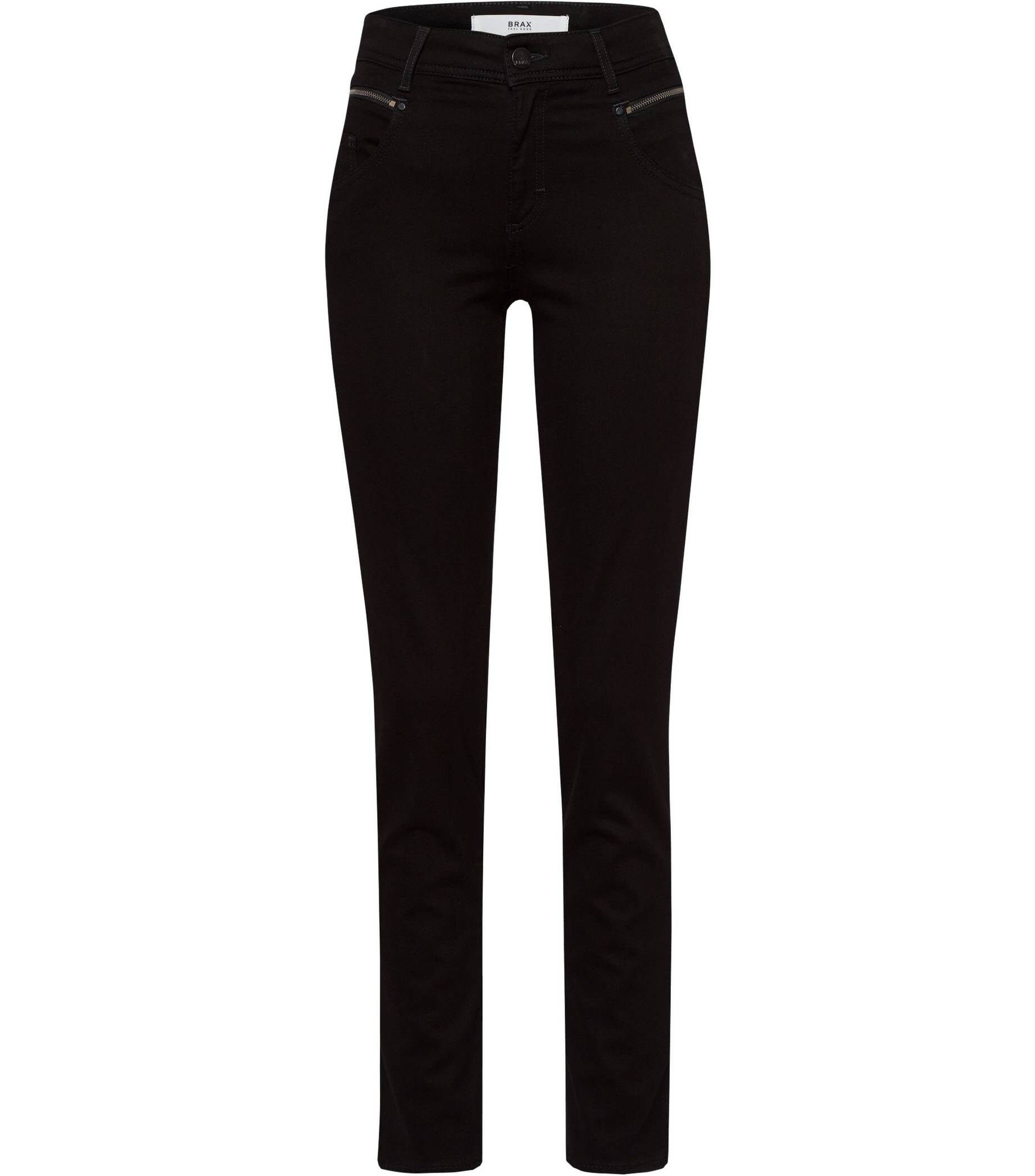 5-Pocket-Hose Hose Brax Damen schwarz (15) (1-tlg) Slim Fit STYLE. SHAKIRA