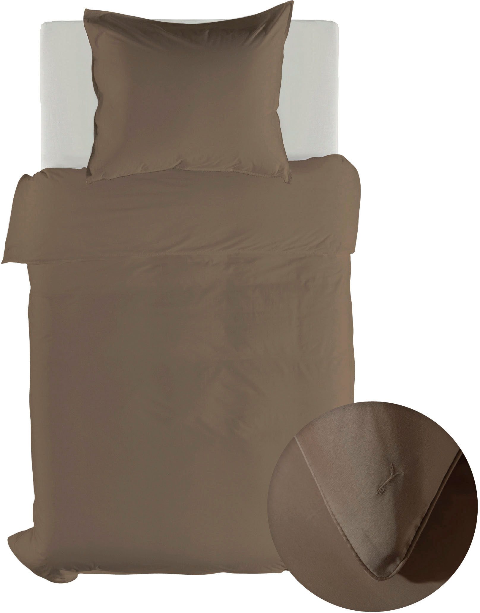 YELLOW Bettwäsche Suite-New-York, Lyocell, 2 teilig, Bettwäsche aus 100% hochwertigem Lyocell