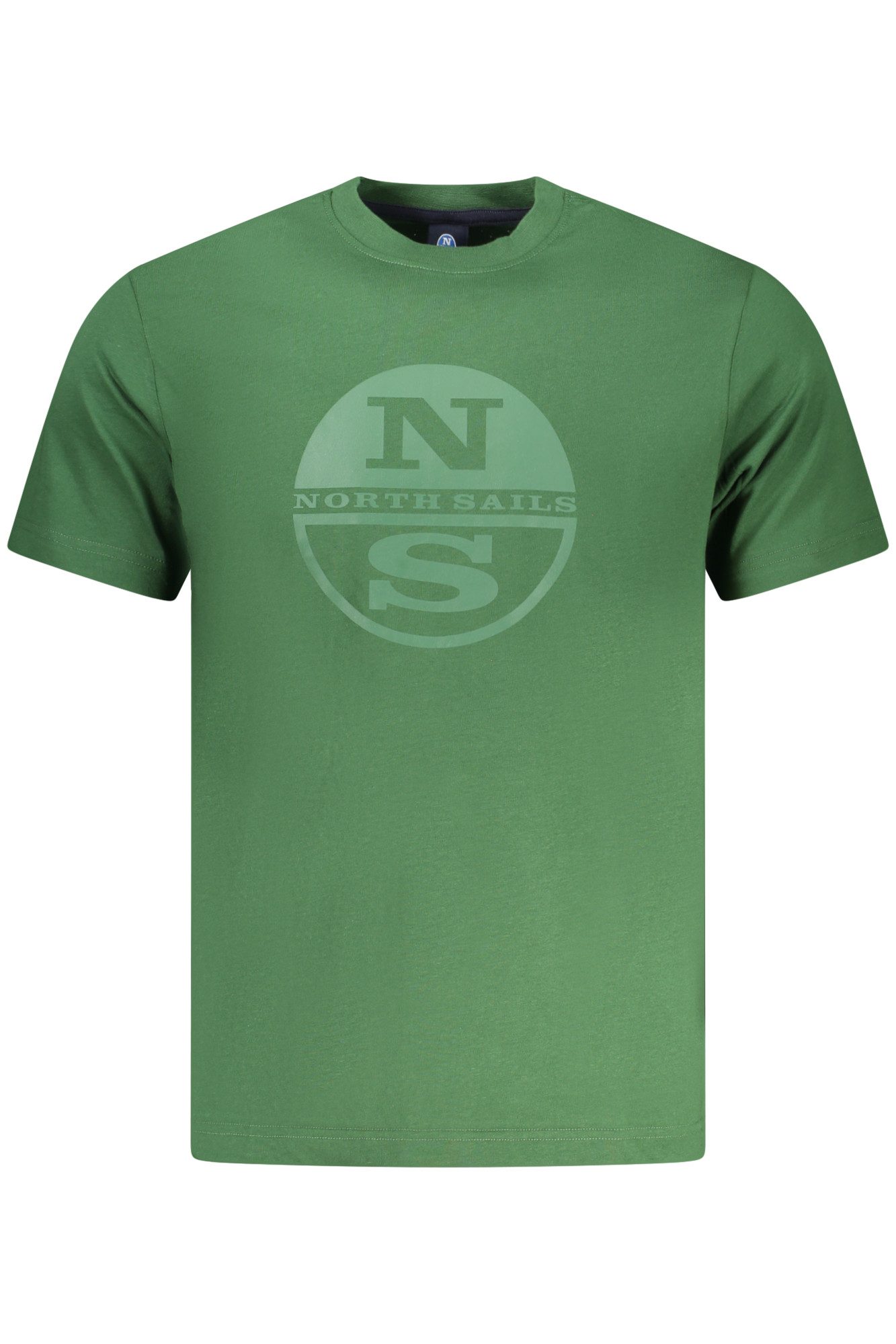 North Sails T-Shirt Herren Kurzarm-T-Shirt Grün mit Rundhals und