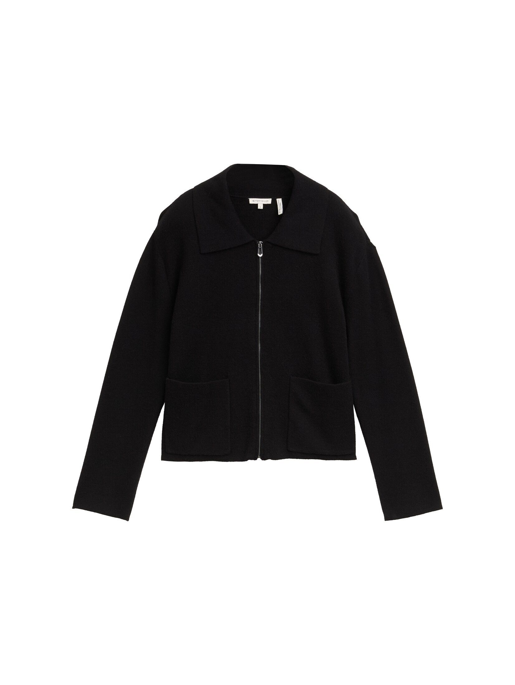 TOM TAILOR Cardigan Strickjacke mit Reißverschluss günstig online kaufen