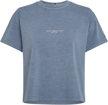 Tommy Hilfiger T-Shirt REG MUTED GMD CORP LOGO C-NK SS in Washed-Optik