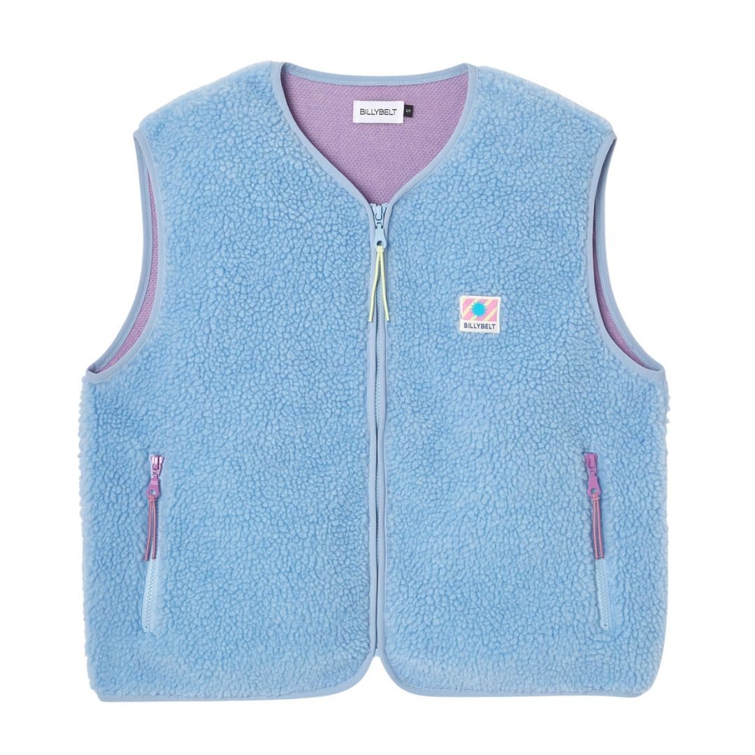 suebidou Plüschweste Ärmellose Damen Sherpa Jacke Weste Farben kreativ, modisches Design, trendy