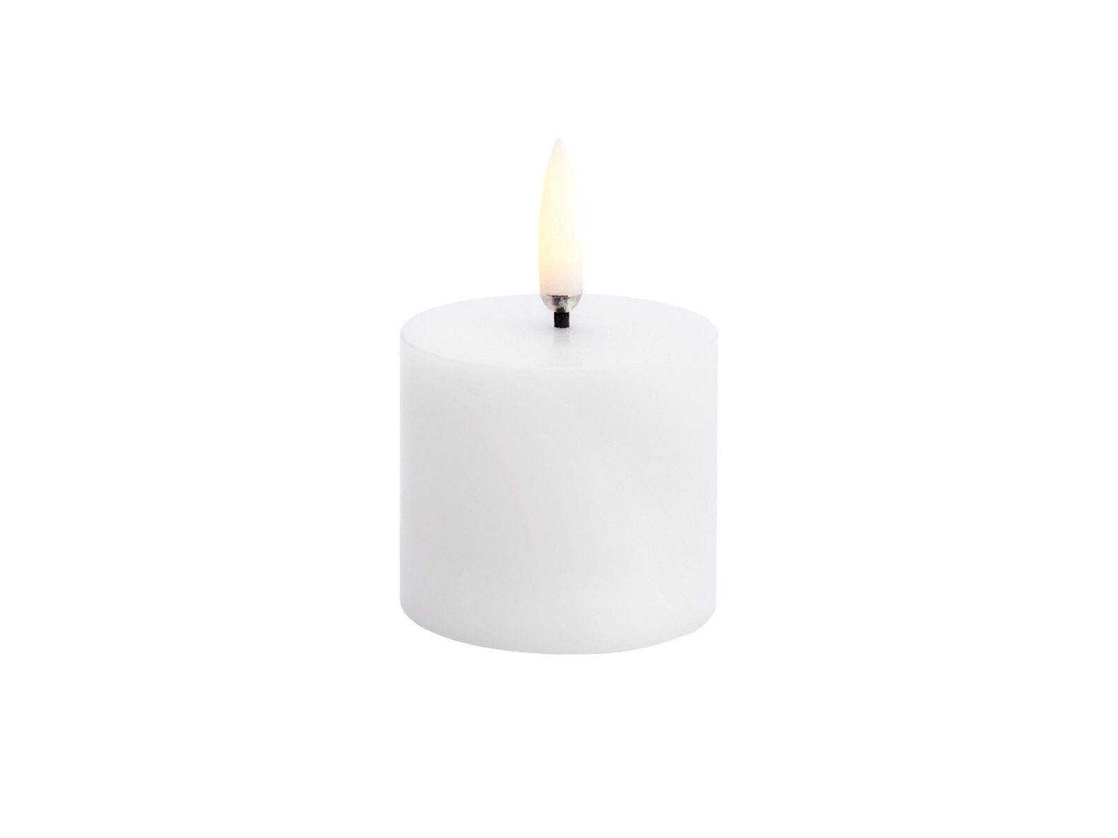 UYUNI Lighting LED-Kerze Pillar LED-Kerze Smooth nordic white 5x7,5cm