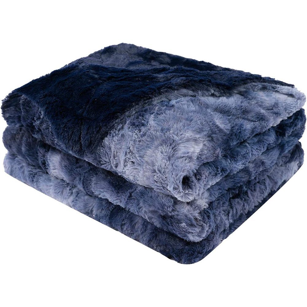 Wohndecke Kuscheldecke Comfort Luxuriöse Flauschige und Weiche 152x203 cm, FELIXLEO