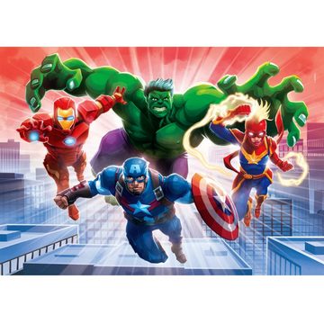 Clementoni® Puzzle Glowing Lights - Marvel Avengers, 104 Puzzleteile