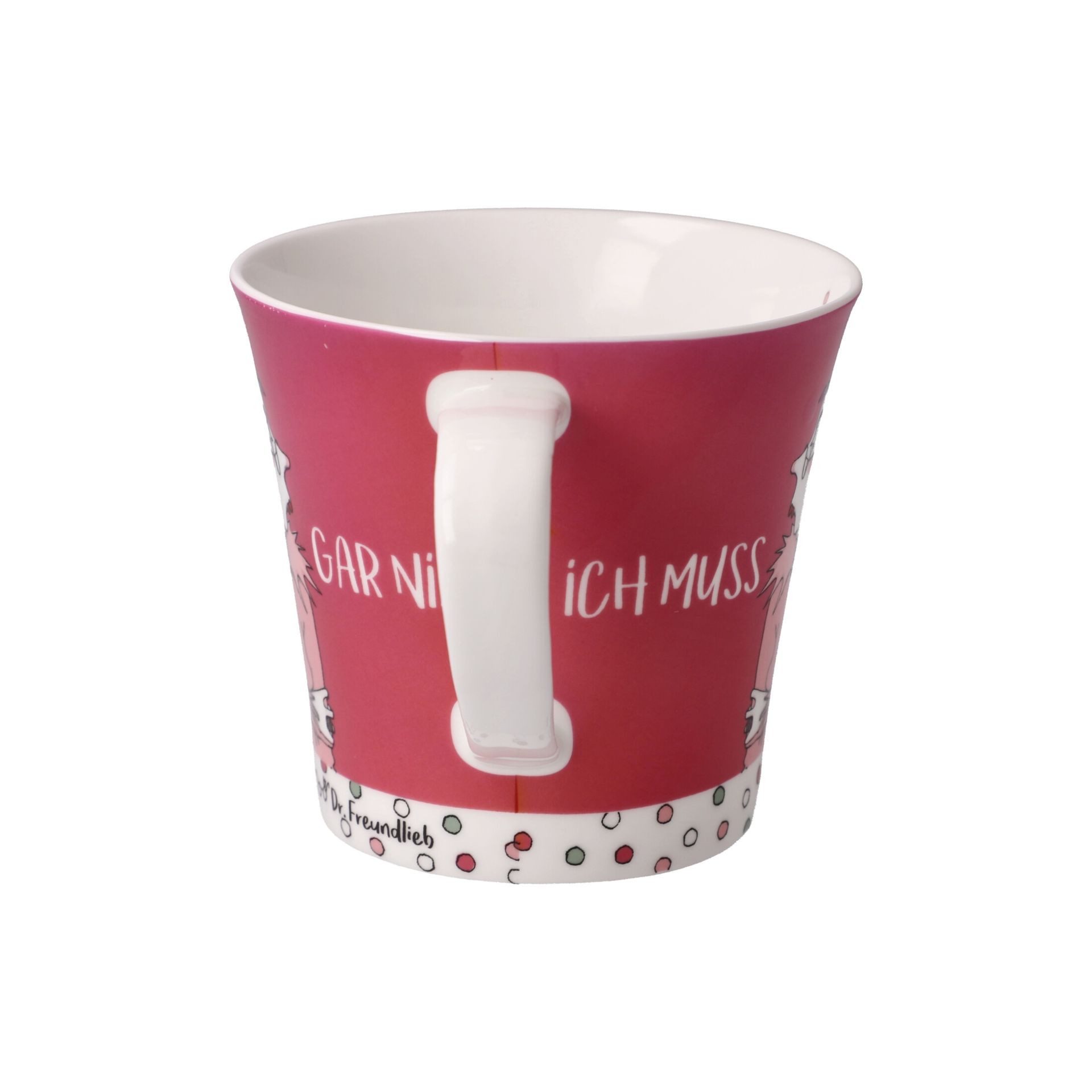 Goebel Tasse Gar Nix 10.5x9.5x13.5 cm, Porzellan, Spülmaschinengeeignet; Mikrowellengeeignet