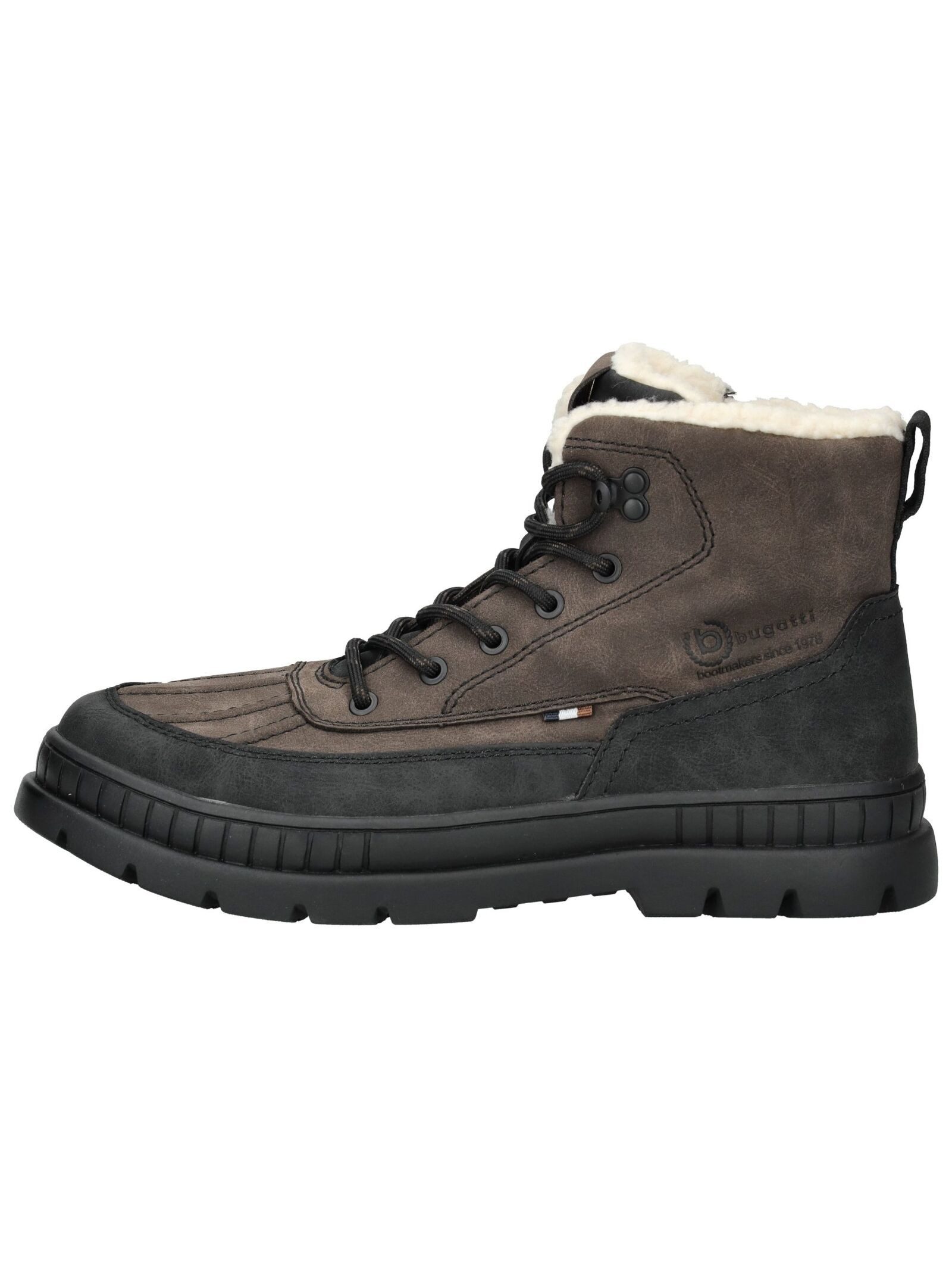 bugatti bugatti Stiefelette Lederimitat Schnürstiefelette