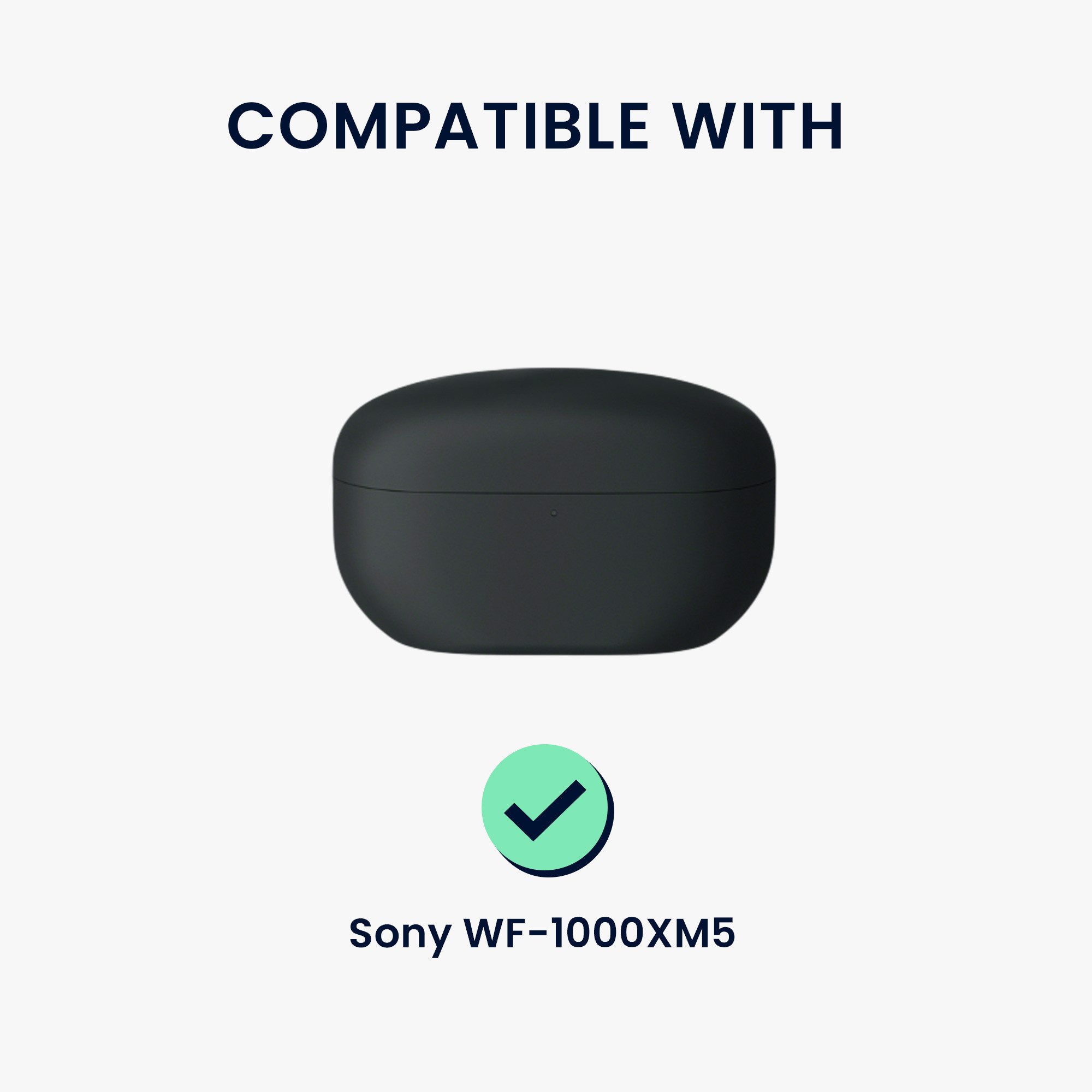 kwmobile Etui Hülle für Sony WF-1000XM5 Kopfhörer, Silikon Schutzhülle Etui günstig online kaufen