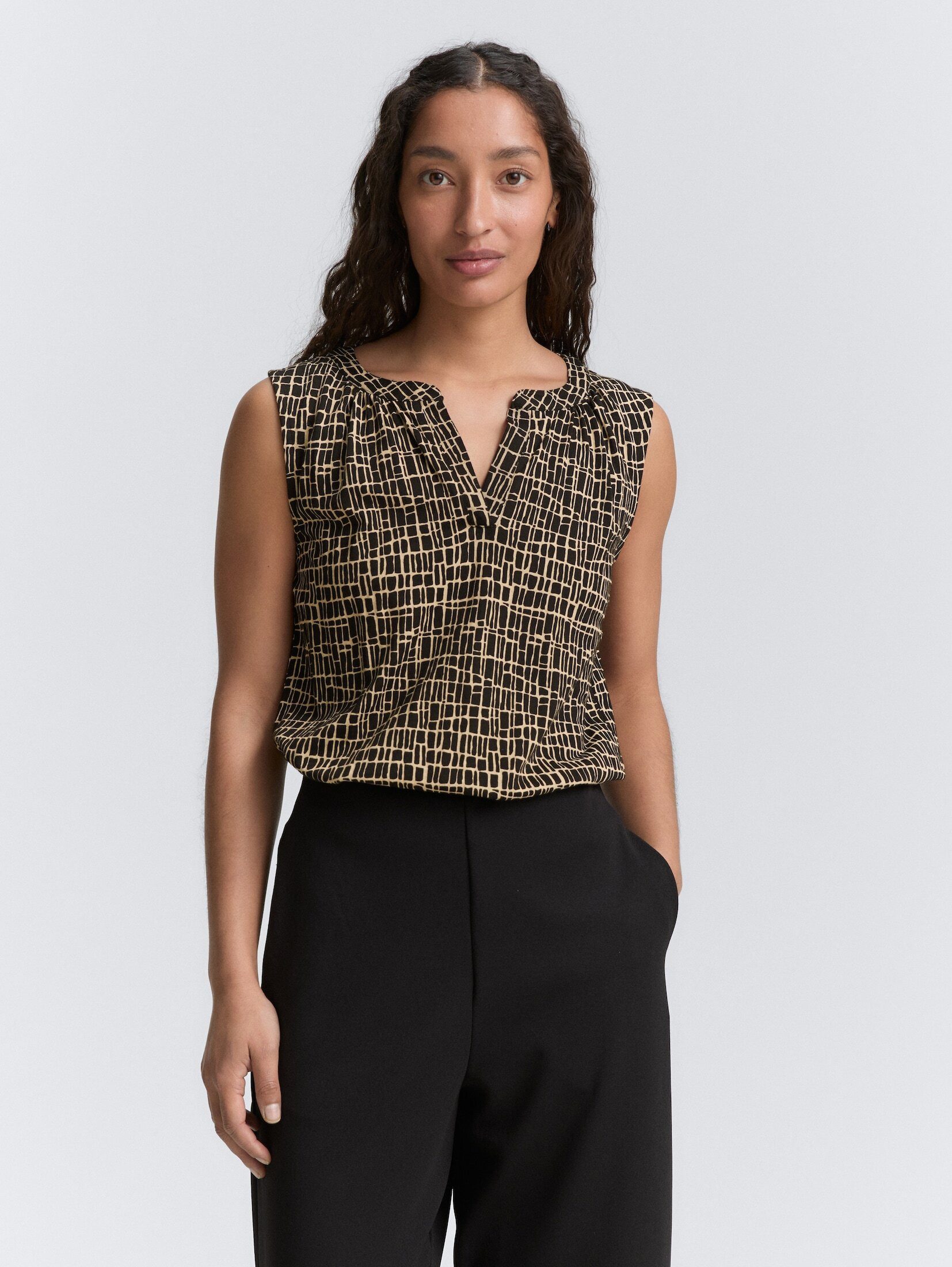 TOM TAILOR Trägertop Top mit Muster günstig online kaufen