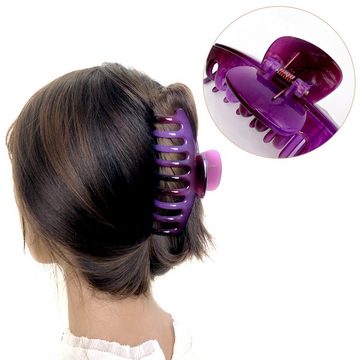 CALIYO Haarspange 8 Stück Große Haarklammer Haarnadel Rutschfeste Haarklammer Klaue Clips Haargreifer für Damen/Frauen