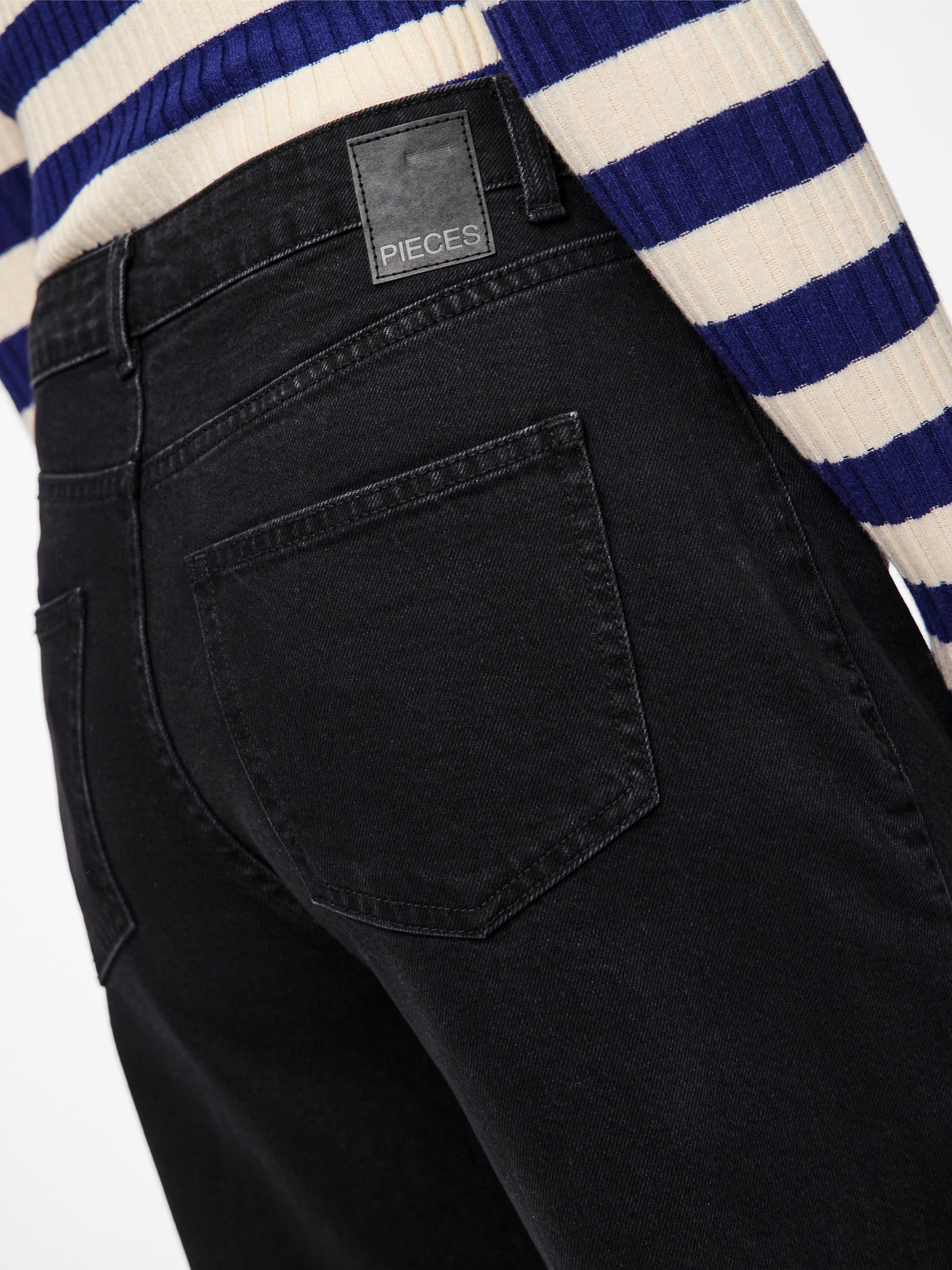 pieces High-waist-Jeans PCSELMA HW WIDE JEANS BL NOOS BC