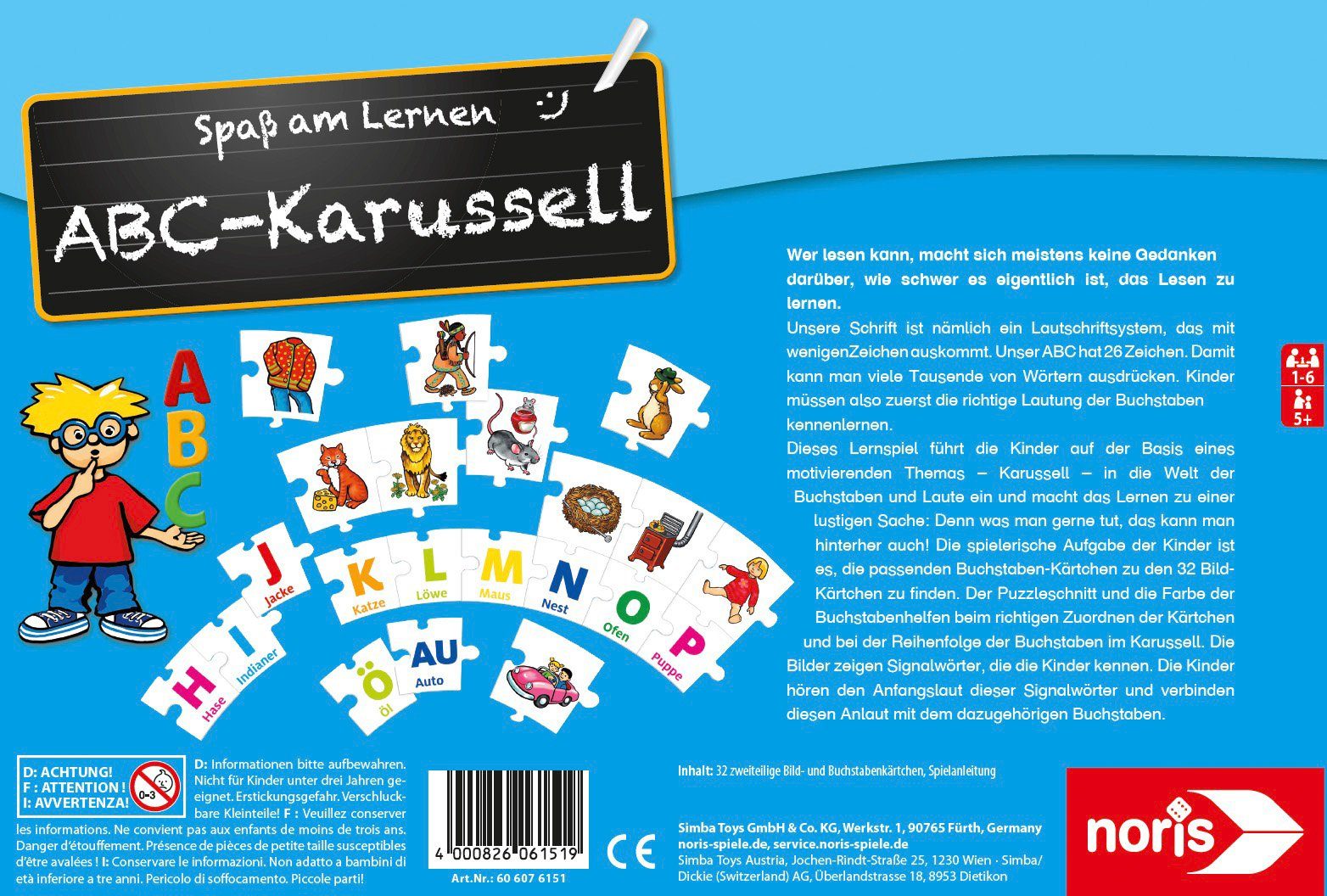 Noris Spiel ABC-Karussell
