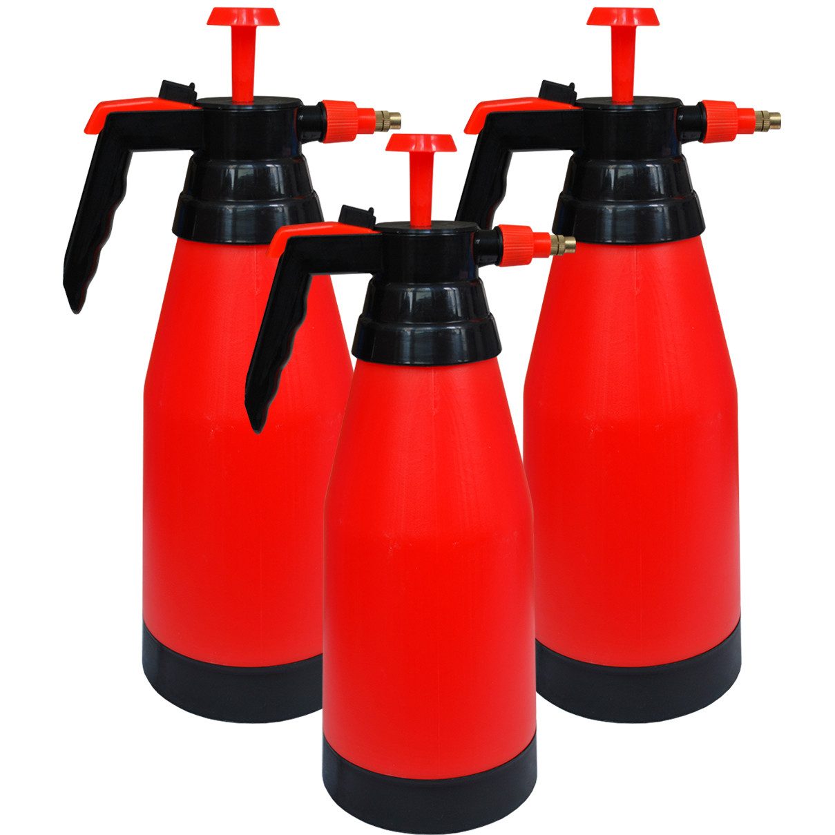 HELO24 Sprühflasche 3x Drucksprüher H3