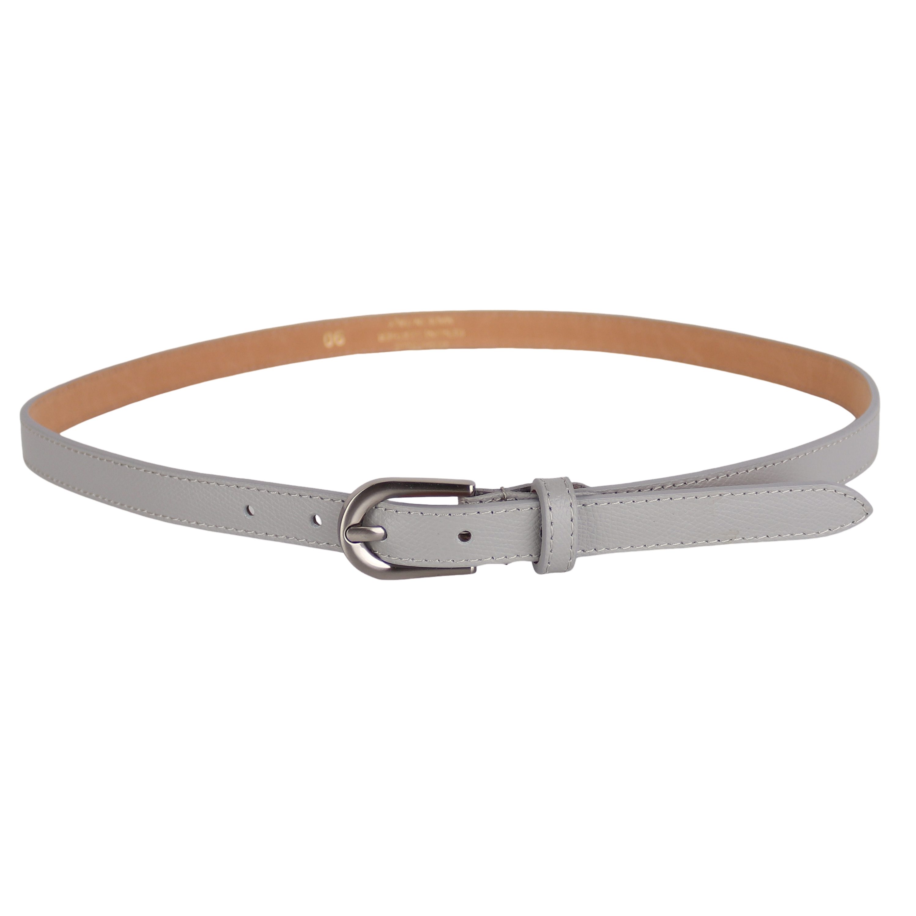 MIRROSI Ledergürtel Damen Gürtel Echtleder, Made in Italy, 18mm breit (Passt fast zu jeder Hosenschlaufe) aus Echtem Leder