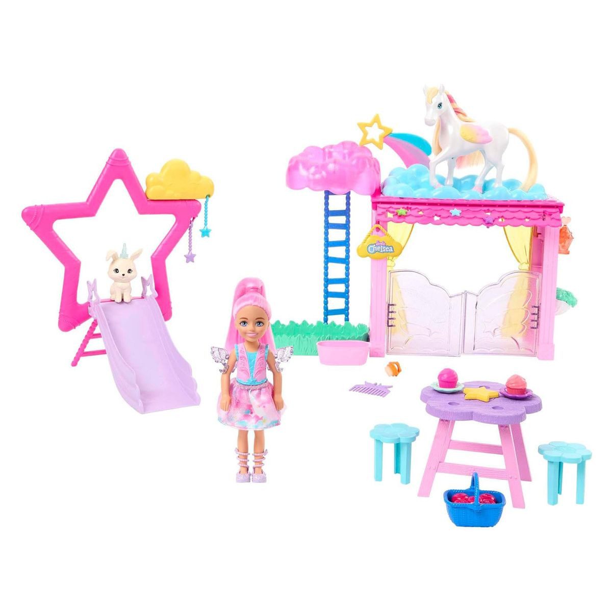 Mattel® Stehpuppe Mattel HNT67 - Barbie - A Touch of Magic - Chelsea & Pega günstig online kaufen
