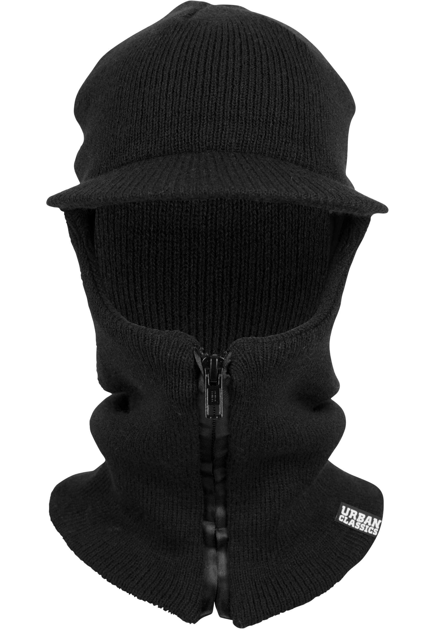 URBAN CLASSICS Beanie Urban Classics Unisex Zipped Balaclava Visor (1-St)