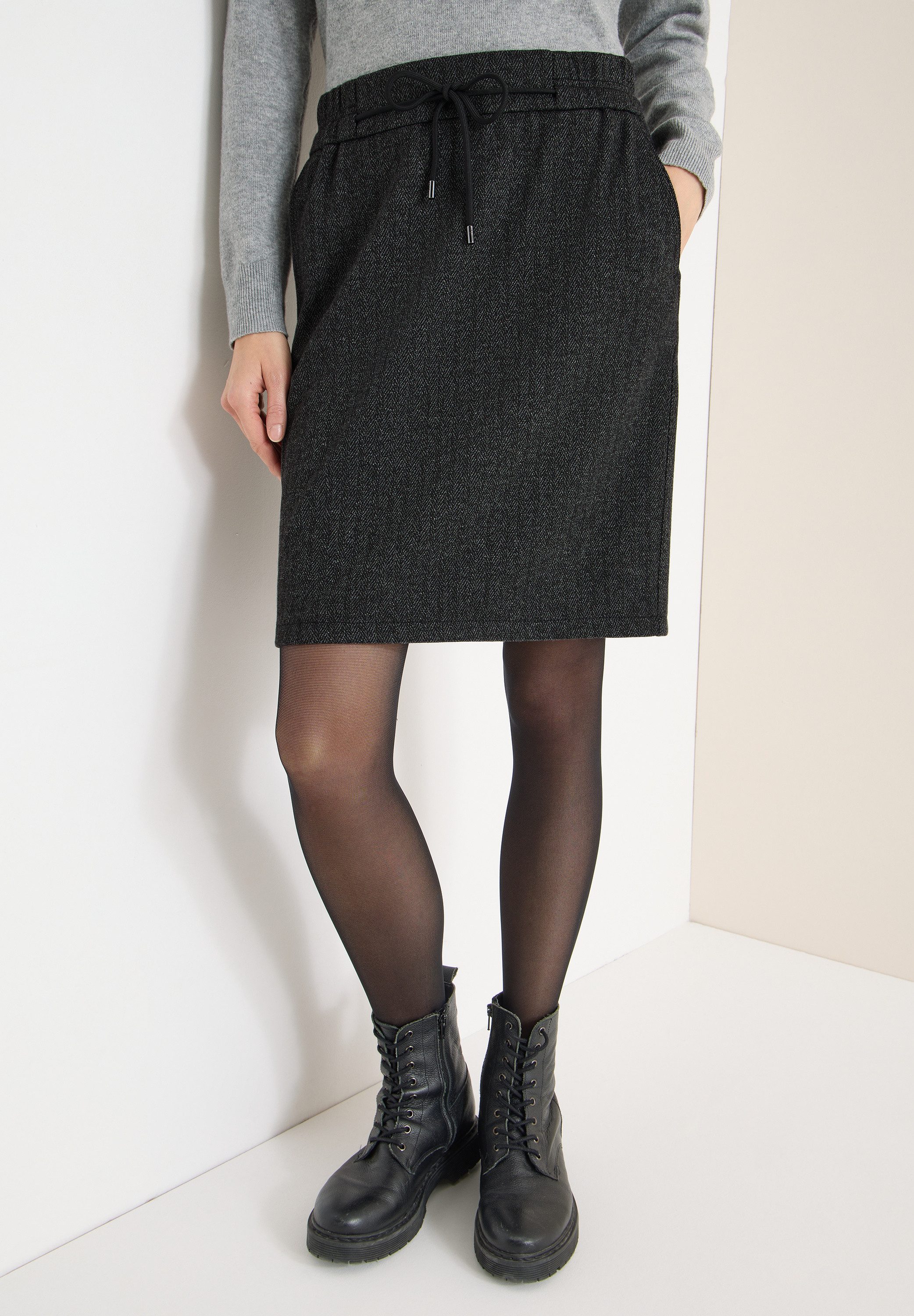 CECIL Minirock Elastikbund mit Tunnelzug