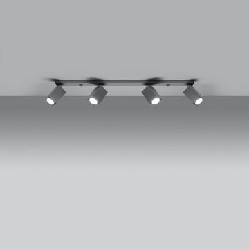SOLLUX lighting Deckenleuchte MERIDA, ohne Leuchtmittel, beweglicher Lampenschirm