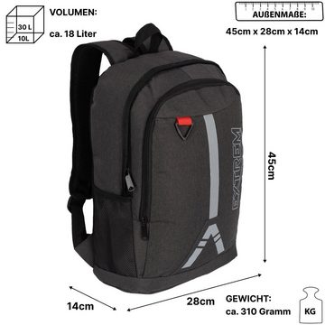 EAAKIE Rucksack 18L Rucksack Sportrucksack Sport Reisen Arbeit Freizeit Herren Damen, Freizeitrucksack,Sportrucksack,Schulrucksack