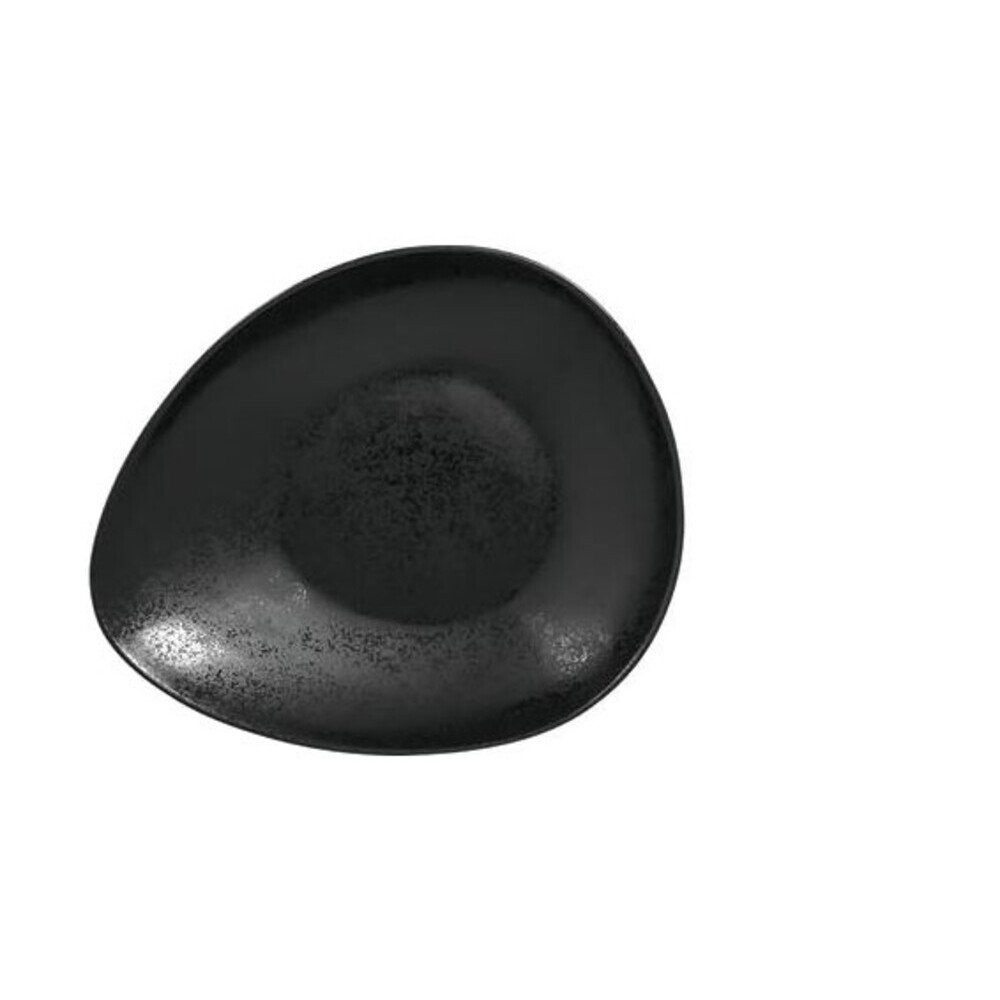 Rak Salatschüssel Salatschale 25cm Ivoris Shaped Suggestions, Porzellan, (1-tlg), Salatschale, Ø25cm, Porzellan, schwarz