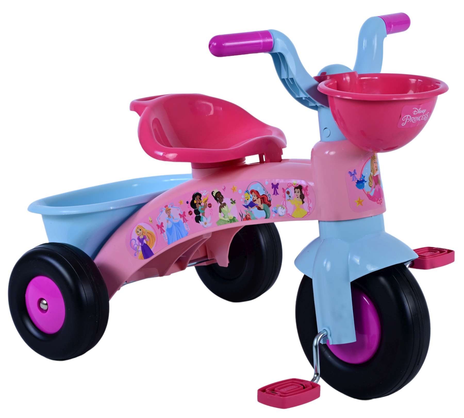 Volare Kinderfahrrad Dreirad Disney Princess für Mädchen Kinderrad in Rosa
