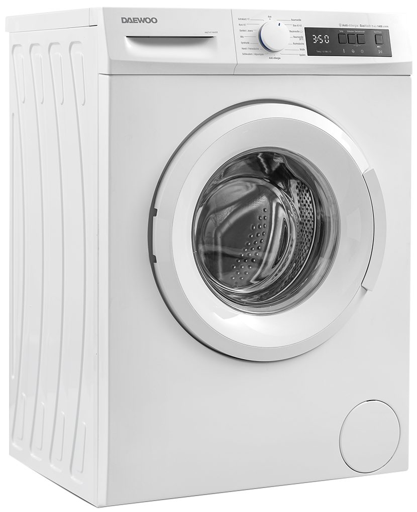 Daewoo 7,00 1400 Temperaturwahl U/min, Waschmaschine Variable WM714T1WA0DE, kg,